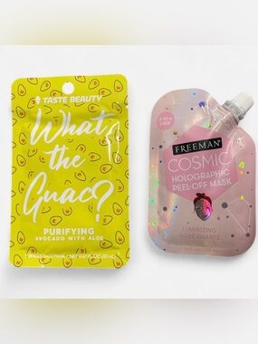Cosmic Holographic Peel-Off Mask - Luminizing Rose Quartz (Pink)